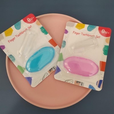 baby finger toothbrush with blister card package