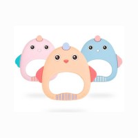 High class one-forming chicken design silicone infant teether