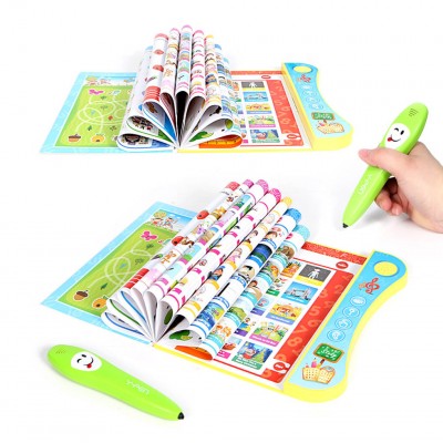 Y- Book English Point Reading Toy Children's Early Education Baby English Learning Machine New Smart Toys Audio E-book