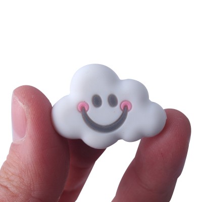 BPA Free Silicone Beads Mini Cloud Baby Teething Toys