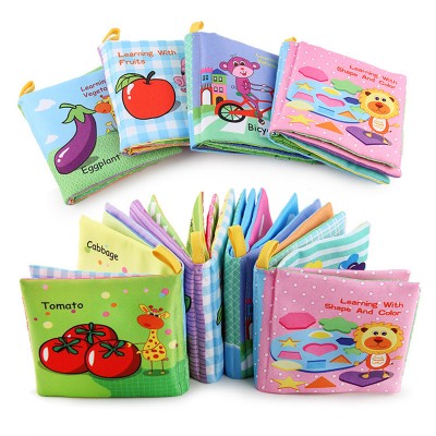 Baby Toys Soft Animal Cloth Book Newborn Beby Early Learning Educate Baby Toys Learning Education Activity Readings Book Toys