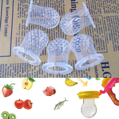 Infant pacifiers silicone baby pacifier fresh food feeder feeding nipple dummy fruit nibbler soother bottle clip chain