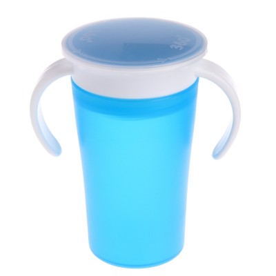 360 Degree magic drinking cup plastic prevent leaking feeding cup