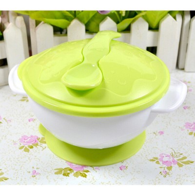 Baby tableware dinnerware suction bowl with spoon baby food baby feeding bowls dishes