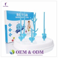 Eco-Friendly BPA free Plastic baby bottle drying rack