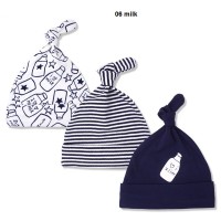 3pcs/lot baby hats 100% cotton printed baby hats & caps for 0-6 months newborn baby accessories