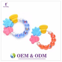 Wholesale 100% bpa free silicone baby teether toy